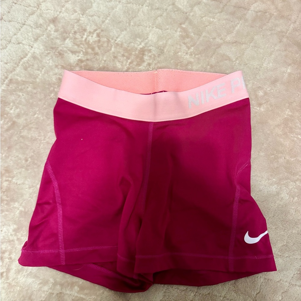 Nike Fuchsia and Light Pink Shorts